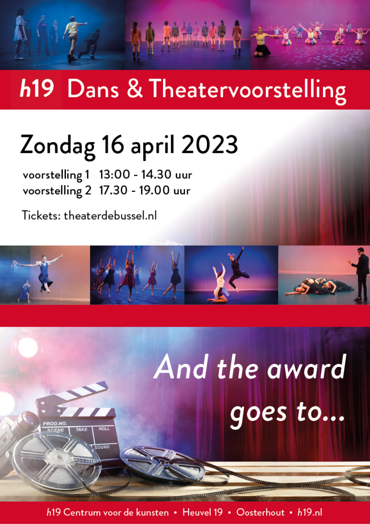 Poster dans- en theatervoorstelling h19 - And the award goes to...