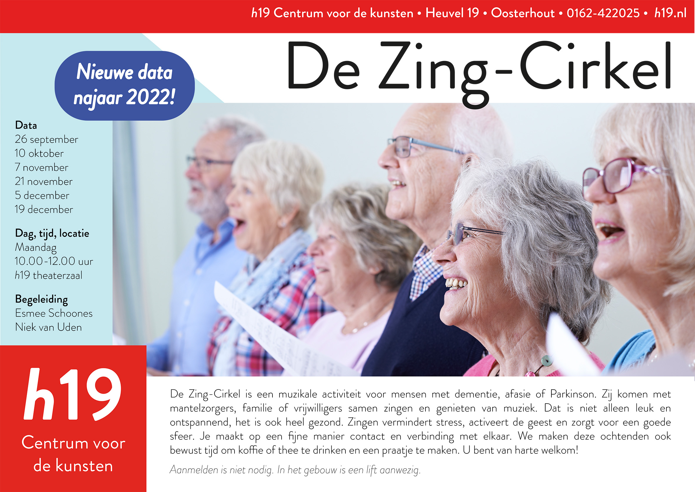 Nieuwe data Zing-Cirkel najaar 2022