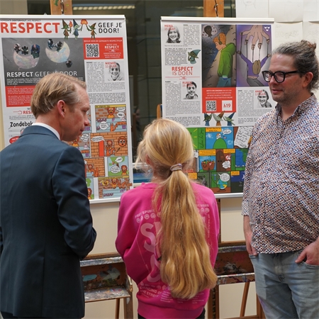 Burgemeester op bezoek bij h19