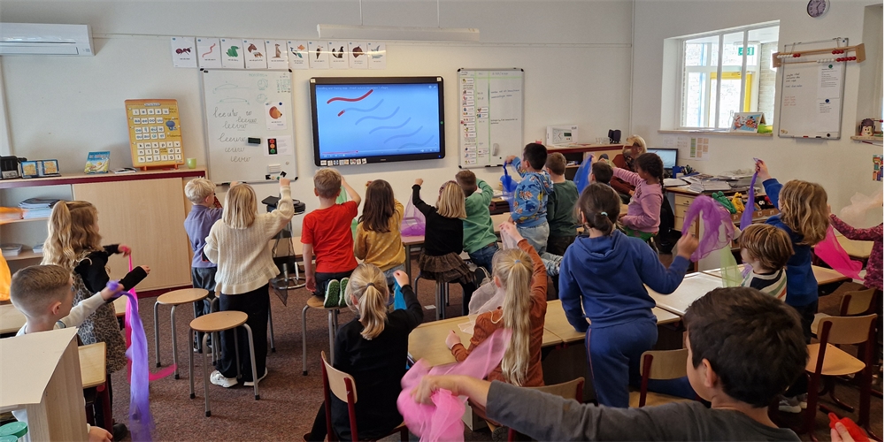 Muzieklessen in het basisonderwijs