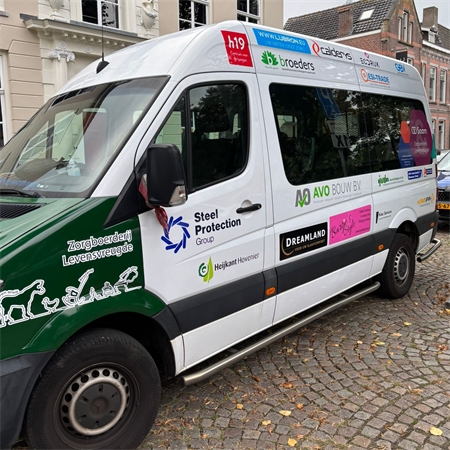 Heb jij ‘m al gespot? De zorgbus van Levensvreugde nu met h19-logo